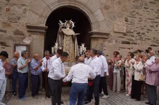 Salida de clausura de Santa Teresa. 
