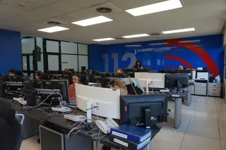 El teléfono de emergencias 112