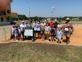 Los vecinos de Ledesma acudieron a la inauguración.