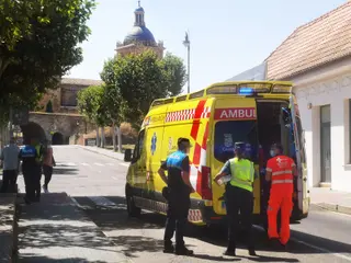 Herido un varón de 70 años tras la colisión entre un turismo y un ciclomotor en Ciudad Rodrigo