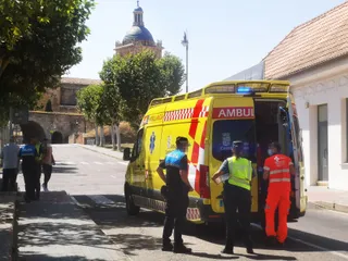 Herido un varón de 70 años tras la colisión entre un turismo y un ciclomotor en Ciudad Rodrigo