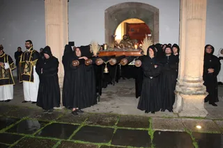 El Cristo de la Liberación no puede procesionar a causa de la lluvia