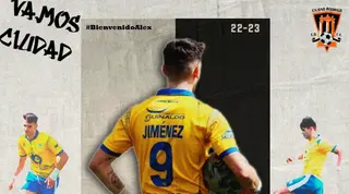 Jiménez, nuevo fichaje del Ciudad Rodrigo | FOTO CRCF OFICIAL