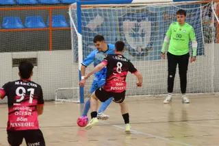 Dalmiro Martín, durante el Salamanca Fútbol Sala - Pinseque.