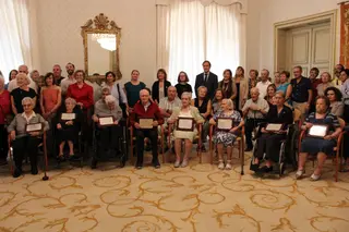 Homenaje a personas centenarias de Salamanca (1)