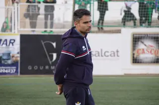 Mario Sánchez, ante el Deportivo | FOTO SALAMANCA24HORAS.COM