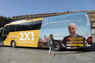 Salamanca promocionará su oferta turística en Madrid con buses que circularán por las calles de la capital