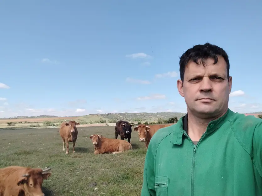Fernando Corrionero, agricultor y ganadero de Sieteiglesias de Tormes