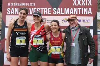 Ganadoras femeninas San Silvestre Salmantina 2023