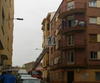 Desprendimientos en la calle Almansa
