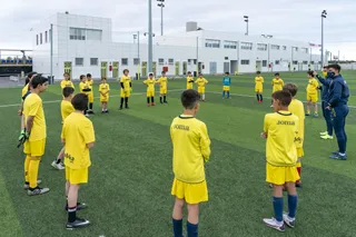 El Villarreal CF realiza un Campus de Fútbol en Carbajosa