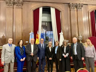 Delegación de la Diputación de Salamanca en su visita institucional a Argentina