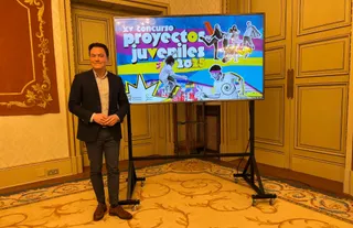 El concejal de Juventud, Pedro Martínez presenta el XV Concurso de Proyectos Juveniles