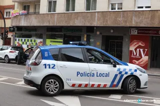 Policía en avenida Portugal 4