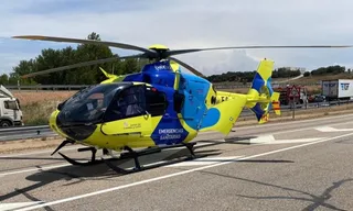 Foto de archivo de helicóptero medicalizado de Sacyl | Europa Press
