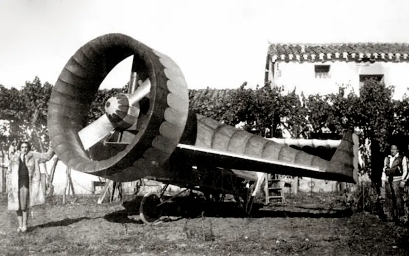 El prototipo de Aerogenio que ideó Fernando Gallego.