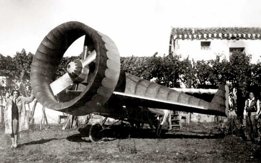 El prototipo de Aerogenio que ideó Fernando Gallego.
