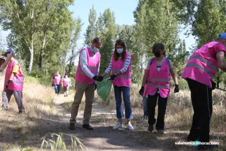 Imagen de archivo de voluntariado ambiental en Salamanca