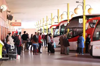 Estado actual de la estación de autobuses