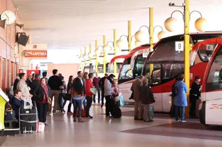 Estado actual de la estación de autobuses
