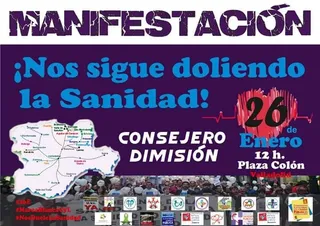 Cartel manifestación