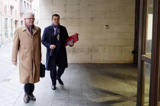 Marcos Herrera a la llegada a los juzgados - R. Valtero (ICAL)