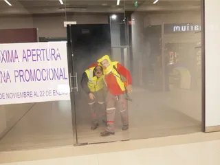 Simulacro de evacuación en El Tormes (2)