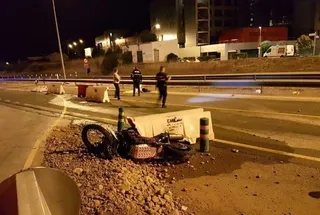 Muerto un motorista en las obras de la nueva rotonda del cruce del Hospital de León