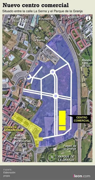 Desbloqueo total del nuevo centro comercial con Decathlon en La Granja